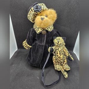 Boyds Bears 1999 Bailey With Dottie TF Wuzzies Leopard 20th Anniversary 9199-12
